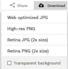 snappa import export options